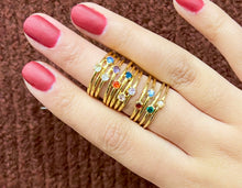 Load image into Gallery viewer, Birthstone Solitaire Ring