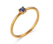 Load image into Gallery viewer, Birthstone Solitaire Ring