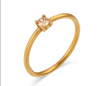 Load image into Gallery viewer, Birthstone Solitaire Ring