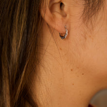 Load image into Gallery viewer, 14K Elegant Textured Hoops