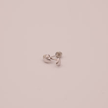 Load image into Gallery viewer, 14K Mini Heartbeat Stud Earrings
