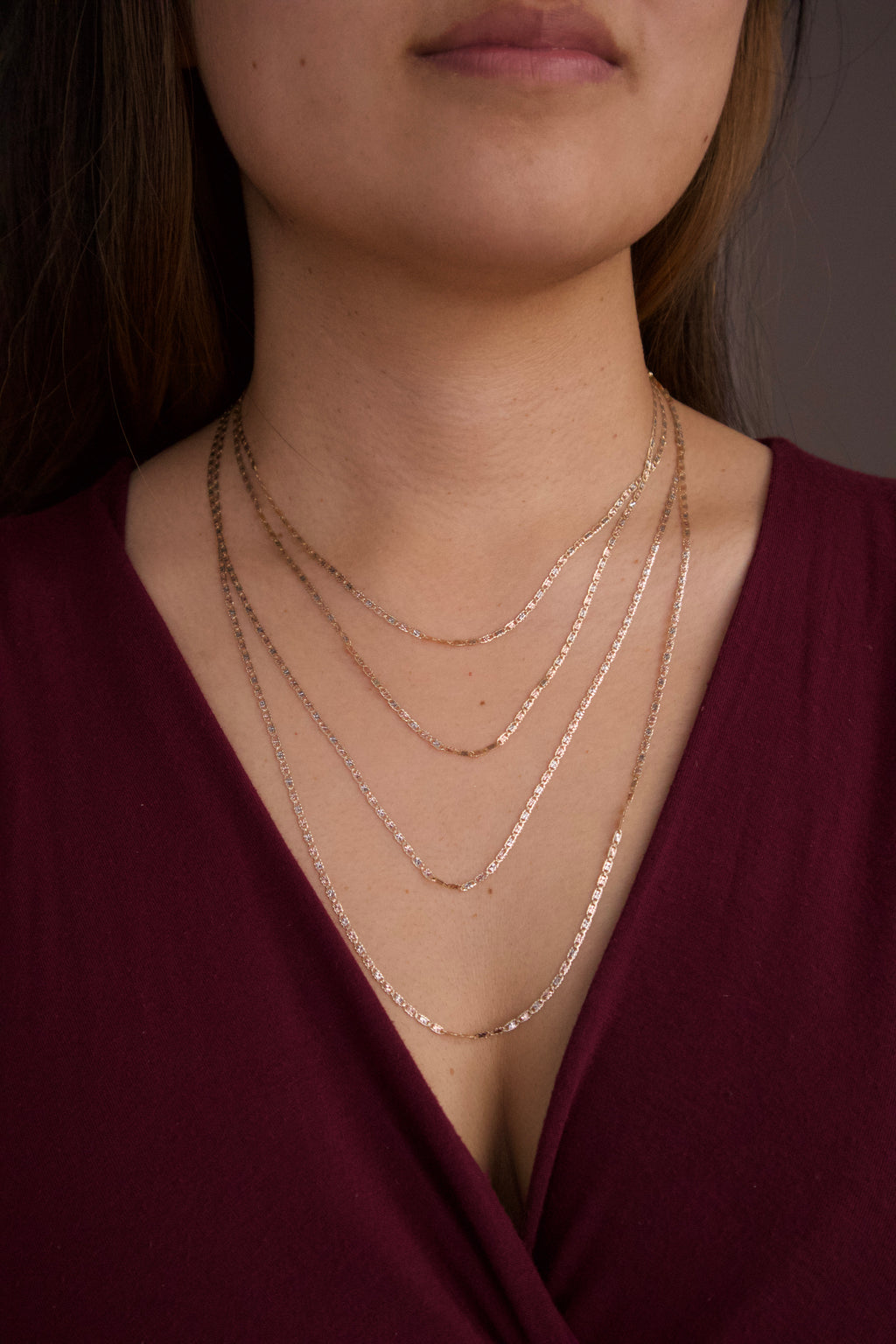 Tri-Color Valentino Chain 2.0mm