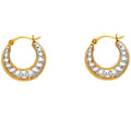 2 Tone Hoops