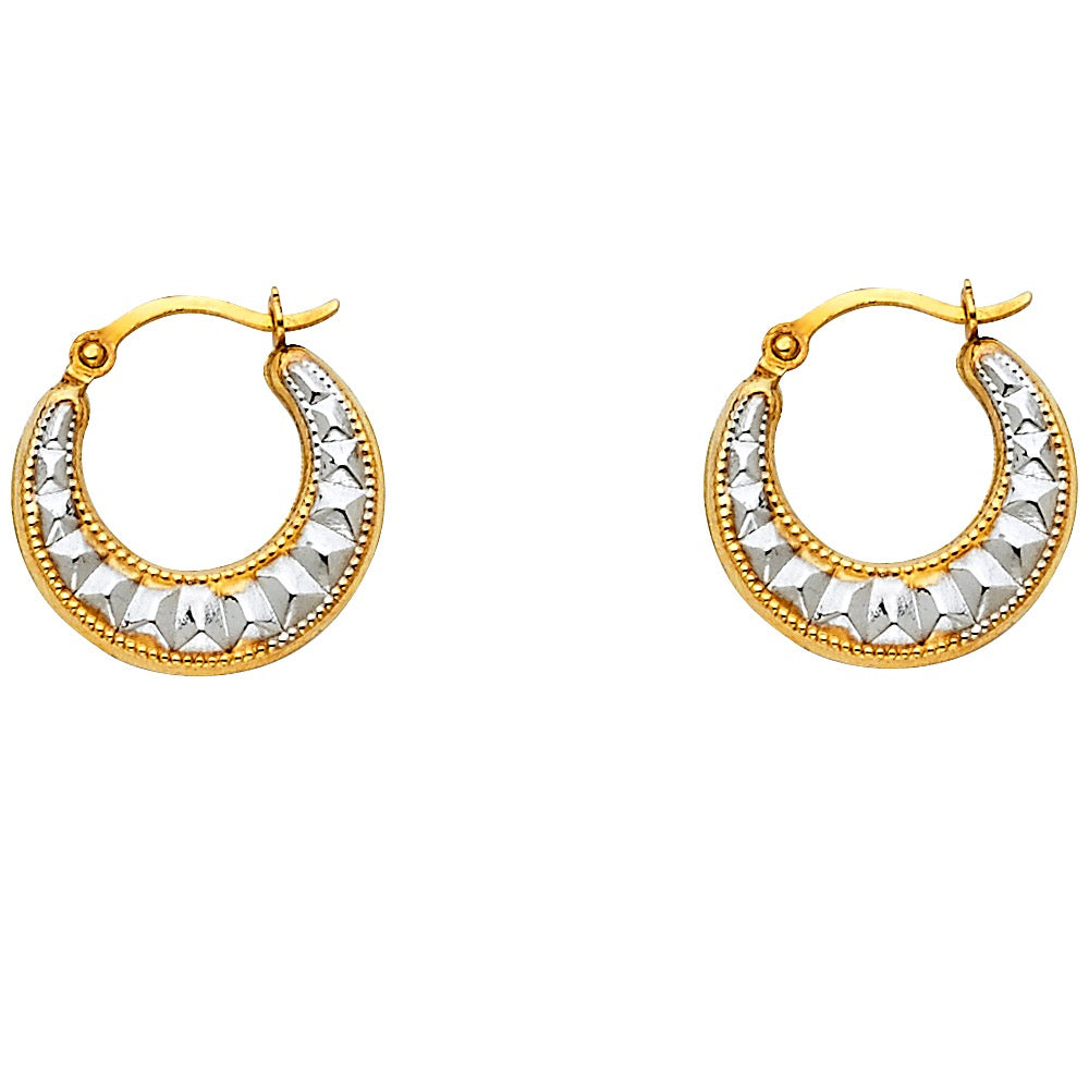 2 Tone Hoops