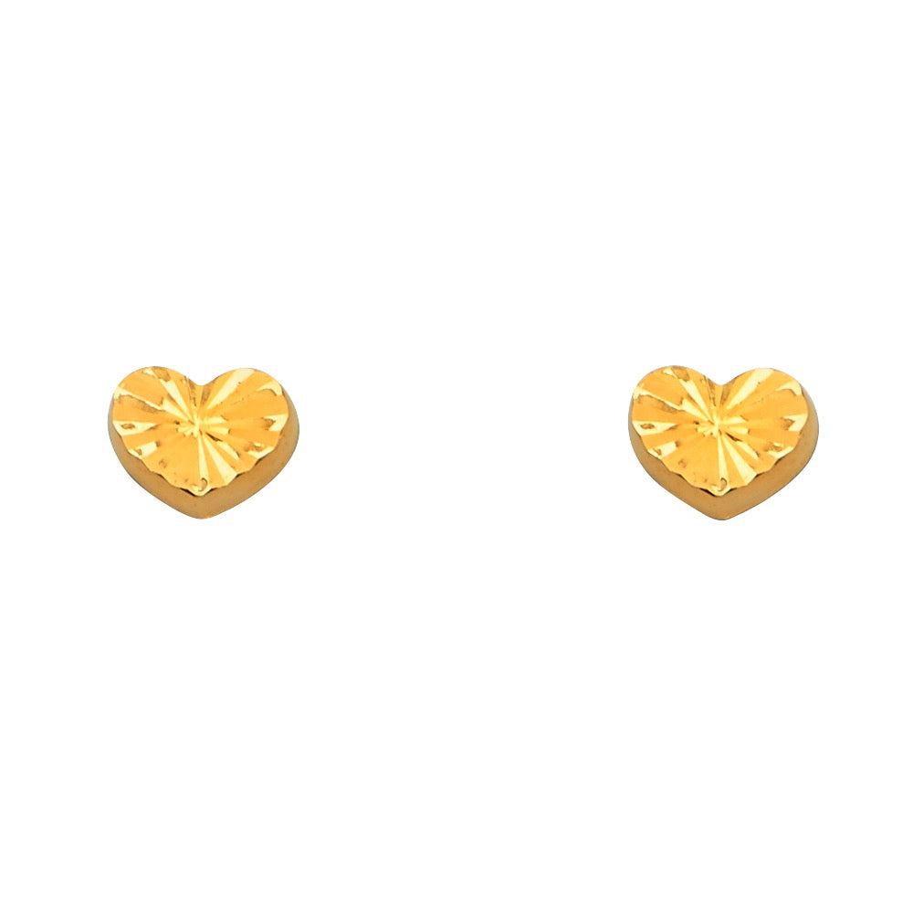 Heart Stud Earrings