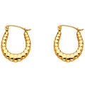 Beaded Hoop Earrings