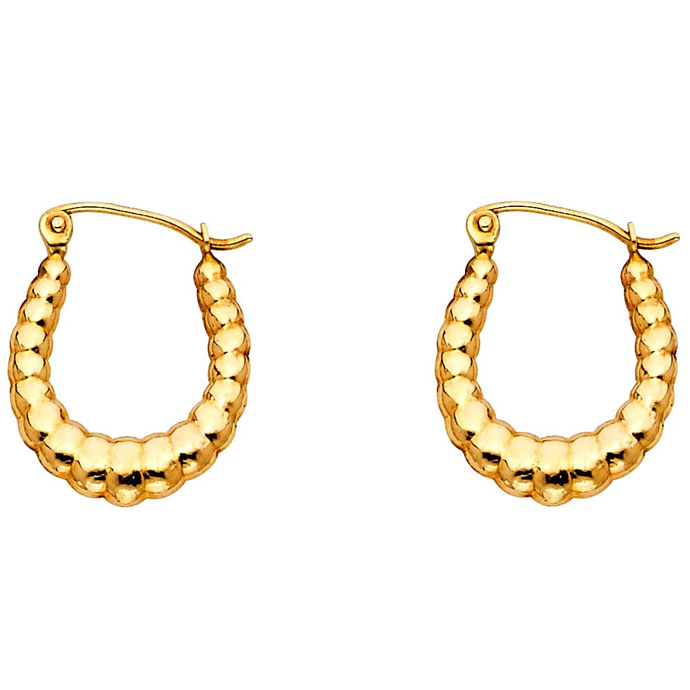 Beaded Hoop Earrings