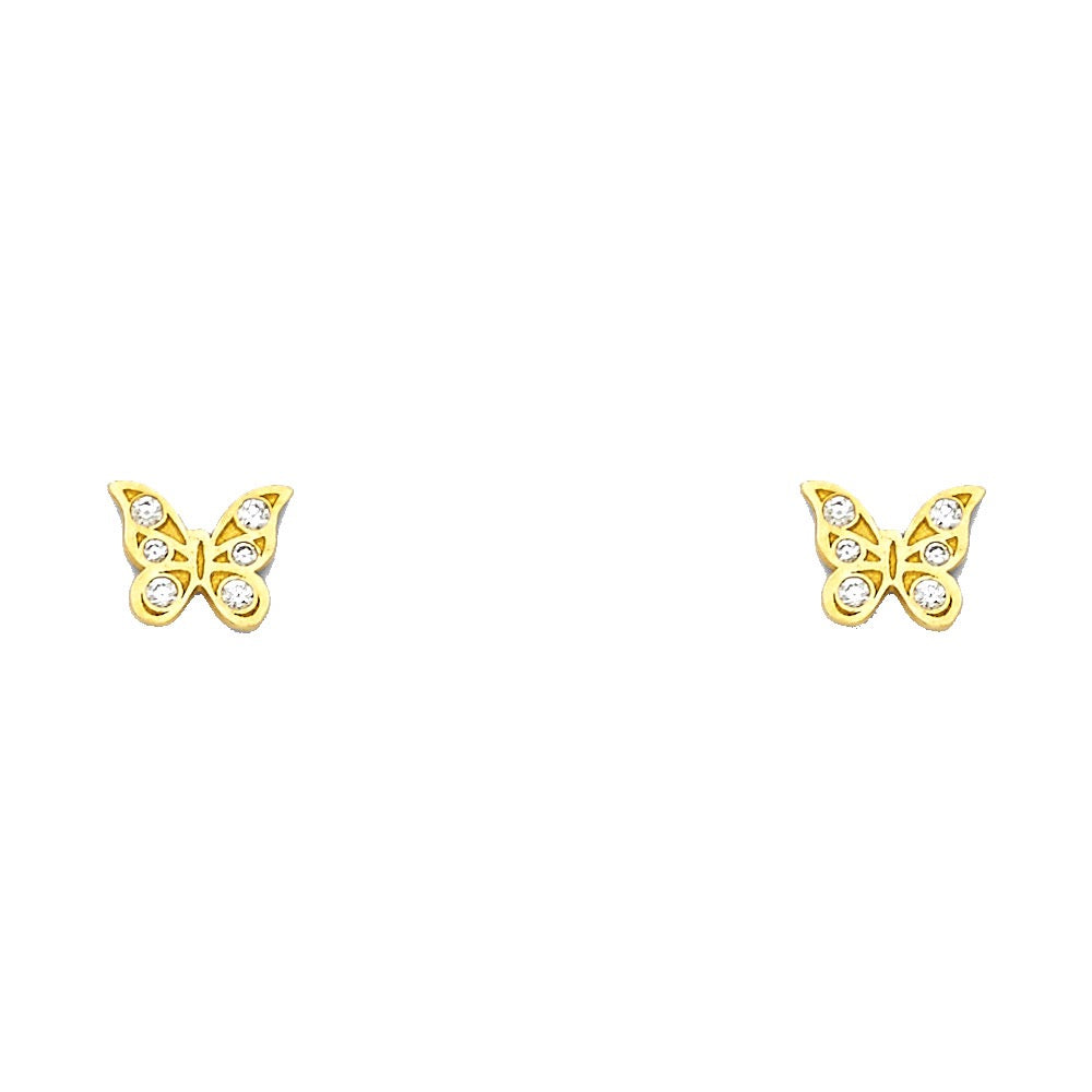 Butterfly Stud Earrings