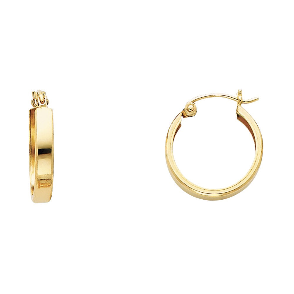 Polished Hoop Earrings