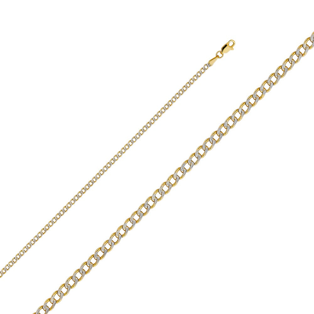 Two-Tone Gold Cuban Chain