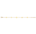 Gold Clover Anklet