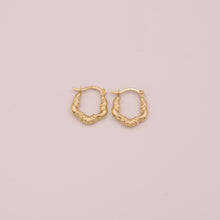 Load image into Gallery viewer, 14k Mini Twist Hoop Earrings
