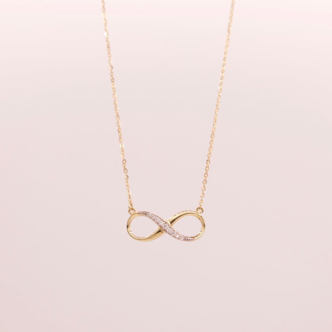 14K Eternal Infinity Necklace