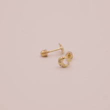 Load image into Gallery viewer, 14K Moon Stud Earrings
