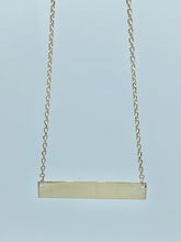 Load image into Gallery viewer, 14K Timeless Bar Necklace
